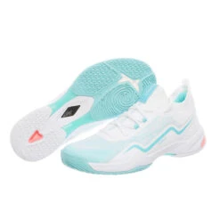 Badmintonschoenen Voor Dames BS 900 Ultra Lite Wit Turquoise -Dames Schoenenwinkel badmintonschoenen voor dames bs 900 ultra lite wit turquoise 10