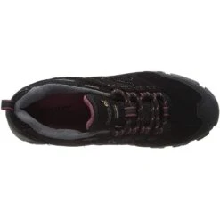 Regatta Dames/dames Holcombe IEP Lage Wandelschoenen (Jet Zwart/Antique Roze) -Dames Schoenenwinkel damesdames holcombe iep lage wandelschoenen jet zwartantique roze 3