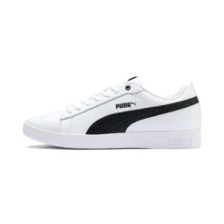 Puma Smash Wns V2 L Wit Dames Lifestyle -Dames Schoenenwinkel smash wns v2 l white blac dames lifestyle sneaker puma white puma black 2