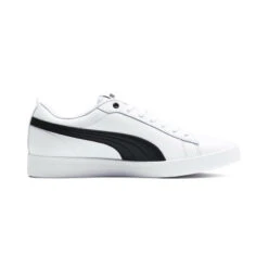Puma Smash Wns V2 L Wit Dames Lifestyle -Dames Schoenenwinkel smash wns v2 l white blac dames lifestyle sneaker puma white puma black 4