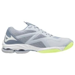 Mizuno Volleybalschoenen Voor Dames Lightning Z7 Low Grijs Geel -Dames Schoenenwinkel volleybalschoenen voor dames lightning z7 low grijs geel 4