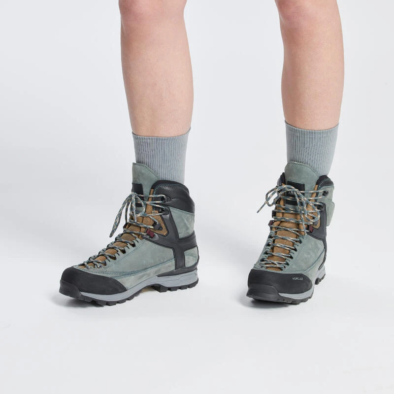 Waterdichte Hoge Schoenen Voor Dames MT500 ULTRA Leer Vibram 9 Waterdichte Hoge Schoenen Voor Dames MT500 ULTRA Leer Vibram - Afbeelding 7